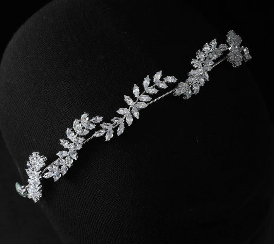 Crystal Bridal Headbands Wedding Headdress Zirconia Bride Tiaras Hairbands Women Girl Diadem Party Prom Hair Jewelry Headpieces